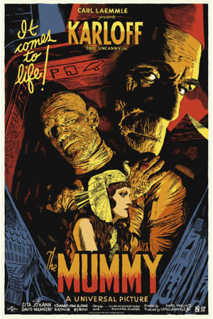 The Mummy Universal Monsters Movie Poster Image