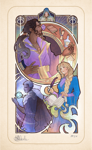 Critical Role 10th Anniversary: Matthew Mercer Critical Role Art Print Image
