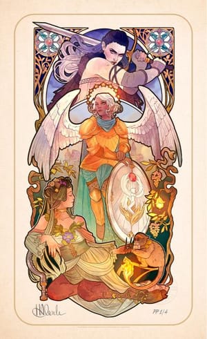 Critical Role 10th Anniversary: Ashley Johnson Critical Role Art Print Image