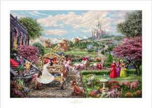 Cinderella Happily Ever After Disney Art Print Image