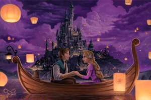Festival of Lights Disney Art Print Image