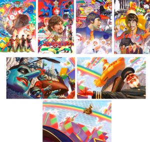 The Beatles: Yellow Submarine Portfolio Set The Beatles Art Print Image