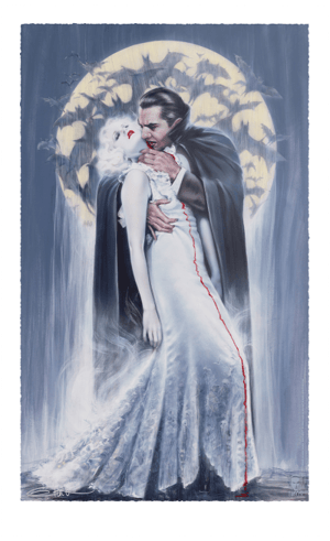 Dracula: The Kiss Universal Monsters Art Print Image