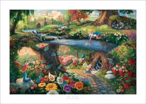 Alice In Wonderland Disney Art Print Image
