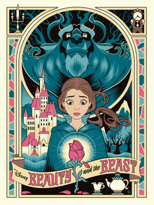 Beauty is Found Within Disney Art Print Image
