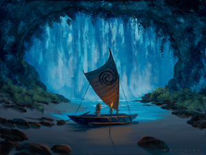 Contemplating the Journey Disney Art Print Image