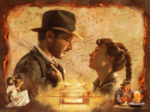 Where Doesn't It Hurt? Indiana Jones Art Print Image