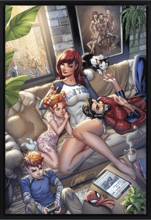 Ultimate Spider-Man: One Happy Family Marvel Art Print Image
