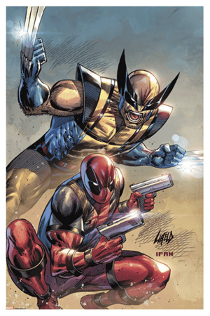 Deadpool: Badder Blood #1 Variant C Marvel Art Print Image