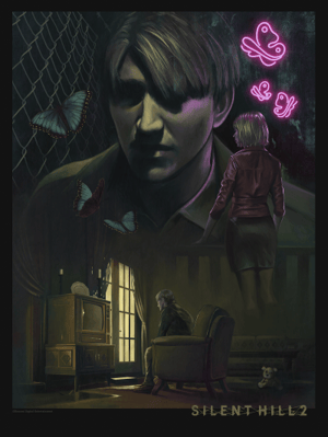 Silent Hill 2 (Remake) Silent Hill Art Print Image
