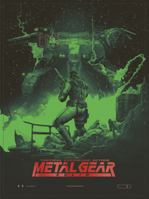 Metal Gear Solid CODEC Green Variant Metal Gear Solid Art Print Image