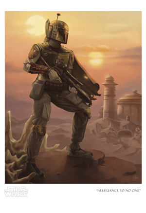 Allegiance to No One Star Wars Art Print Image