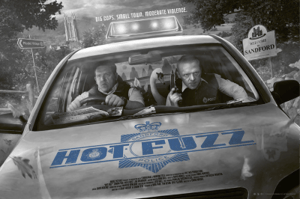 Hot Fuzz Foil Variant Hot Fuzz Movie Poster Image