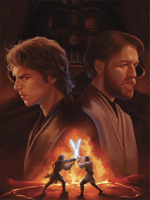 Brothers Divided Star Wars Art Print Image