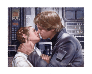 The Princess and the Scoundrel Star Wars Art Print Image