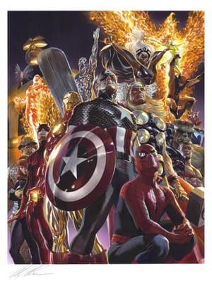 Dimensions: Strength in Numbers Marvel Art Print Image