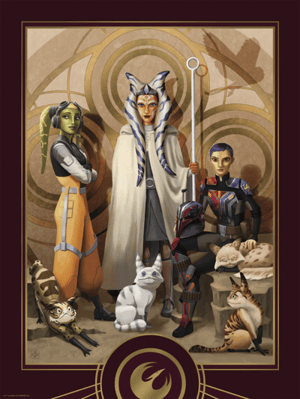 Peace on Lothal Star Wars Art Print Image