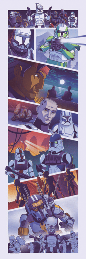 Bred for War Star Wars Art Print Image