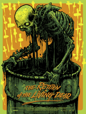 The Return of the Living Dead (Variant) Return of the Living Dead Movie Poster Image