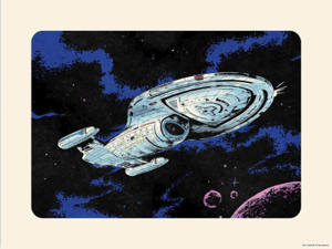 Star Trek: Starfleet Vessels - Voyager Star Trek Art Print Image