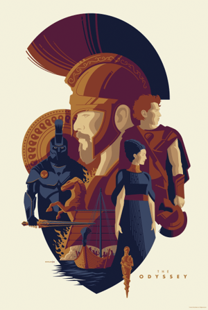 The Odyssey (By Tom Whalen) The Odyssey Movie Poster Image