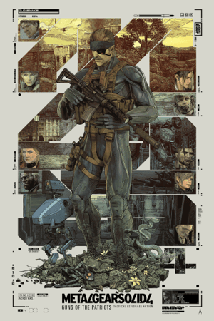 Metal Gear Solid 4: Guns of the Patriots Metal Gear Solid Art Print Image