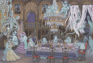 Haunted Ballroom Disney Art Print Image