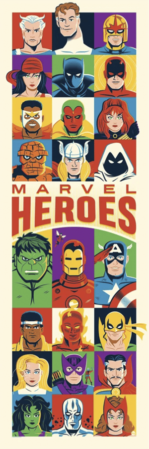 Marvel Heroes Marvel Art Print Image