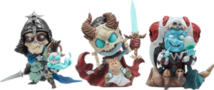 Kier, Relic Ravlatch, & Malavestros: Court-Toons Collectible Set Court of the Dead Statues Image