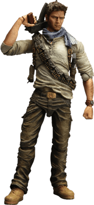 Nathan Drake Uncharted 3 Collectible Figure Image