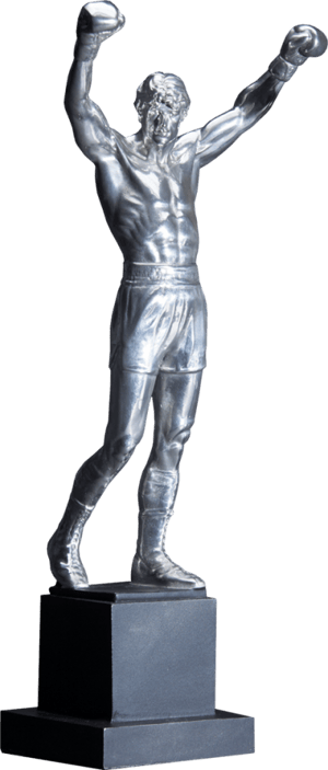 Rocky Balboa Pewter Rocky Statues Image
