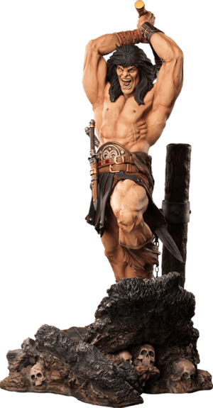 Conan: The Sacrifice Conan Statues Image