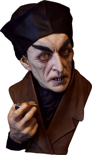 Classic Painted Nosferatu Nosferatu Life-Size Bust Image