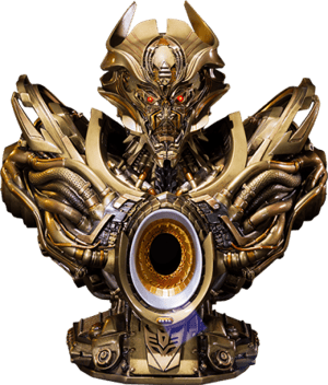 Galvatron Gold Version Transformers Bust Image