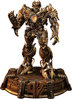 Galvatron Gold Version Transformers Statues Image
