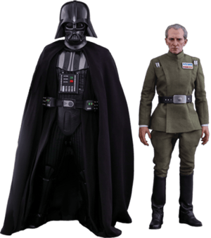 Grand Moff Tarkin and Darth Vader Star Wars Sixth Scale Figure Image