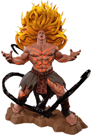 Necalli V-Trigger Player 2 Yellow Street Fighter Statues Image