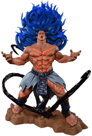 Necalli V-Trigger Player 2 Blue Street Fighter Statues Image