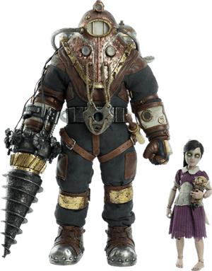 Subject Delta & Little Sister (Deluxe Version) BioShock Sixth Scale Figure Set Image