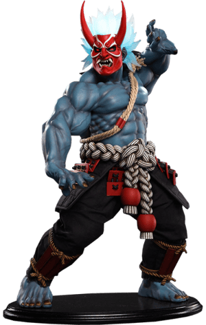 Oni Akuma Summer Demon Street Fighter Statues Image