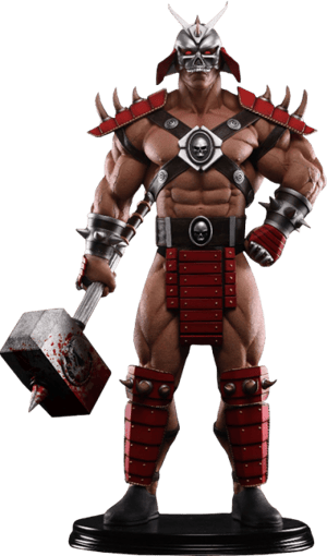 Shao Kahn Bloody Hammer Mortal Kombat Statues Image
