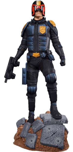 Judge Dredd Comic Version 2000 AD Statues Image