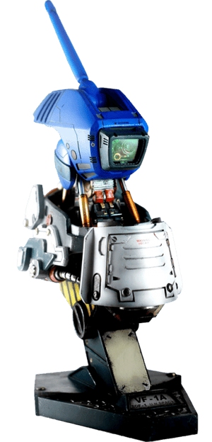 Valkyrie VF-1A Max Robotech Saga Mechanical Bust Statue Image