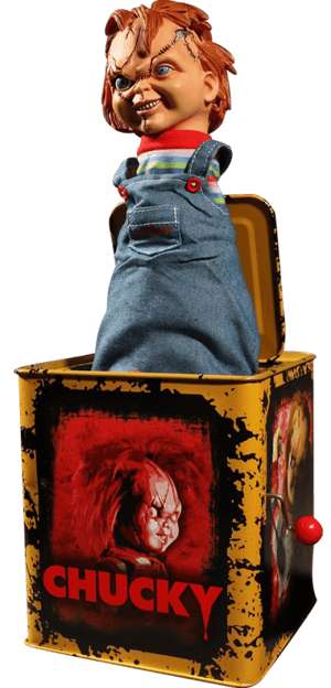 Burst a Box Scarred Chucky Child's Play Collectible Figure Image