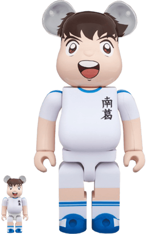Bearbrick Ohzora Tsubasa 100 and 400 Captain Tsubasa Designer Toy Image