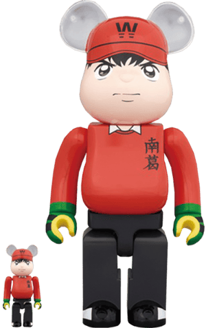 Bearbrick Wakabayashi Genzo 100 and 400 Captain Tsubasa Designer Toy Image