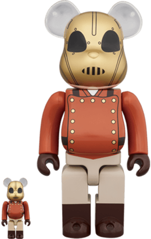 Bearbrick The Rocketeer 100 and 400 Rocketeer Designer Toy Image
