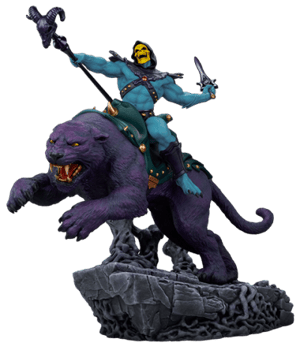 Skeletor™ & Panthor™ Masters of the Universe Quarter Scale Maquette Image