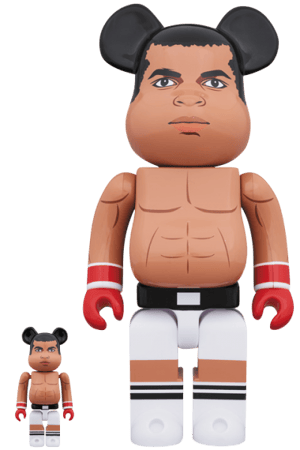 Be@rbrick Muhammad Ali 100% and 400% Muhammad Ali Designer Toy Image