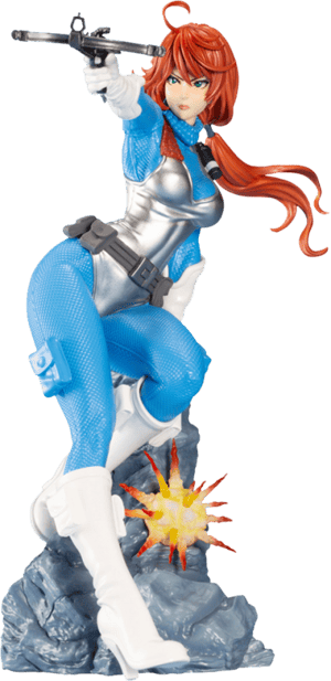 Scarlett (Sky Blue Color) G.I. Joe Statues Image